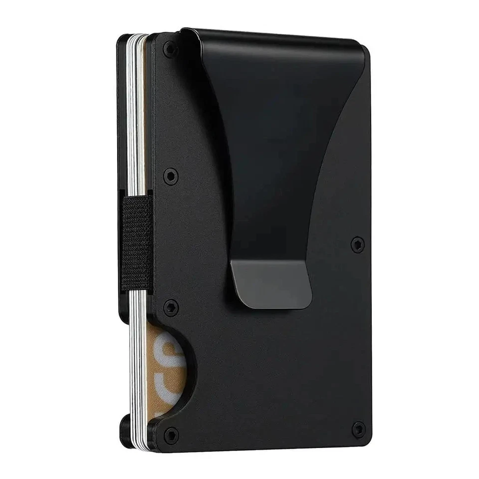 The Ridge Style Titanium Wallet with RFID Blocking Card Slots, Money Clip USA - Image 1 of 4
