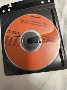 Microsoft SQL Server 2000 Enterprise No Product Key Simplified Chinese - Picture 1 of 1