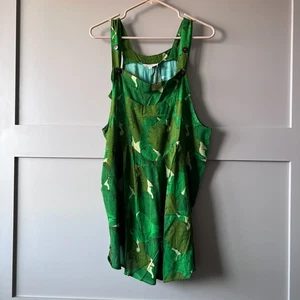 Pagliaccetto maglione corto Paradise Now Hawaii Kaloflauge donna foglie piccole - Foto 1 di 16