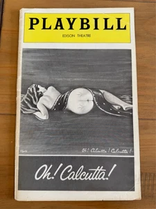 Oh! Calcutta! Broadway Musical Playbill March 1977 - Picture 1 of 1
