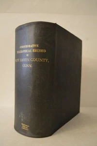 Biographical Record New Haven County Connecticut Ex-LIbrary HC - Imagen 1 de 1