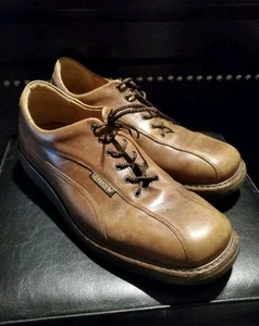 Mephisto Brown Leather Casual Comfort Lace Up Walking Shoes Men's Size 11 - Picture 1 of 5