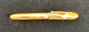 Vintage Netop Fountain Pen Marbleized Brown - Picture 1 of 3