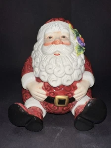 Plato de caramelo Fitz and Floyd Essentials Navidad Santa Claus 6" de alto - Imagen 1 de 9