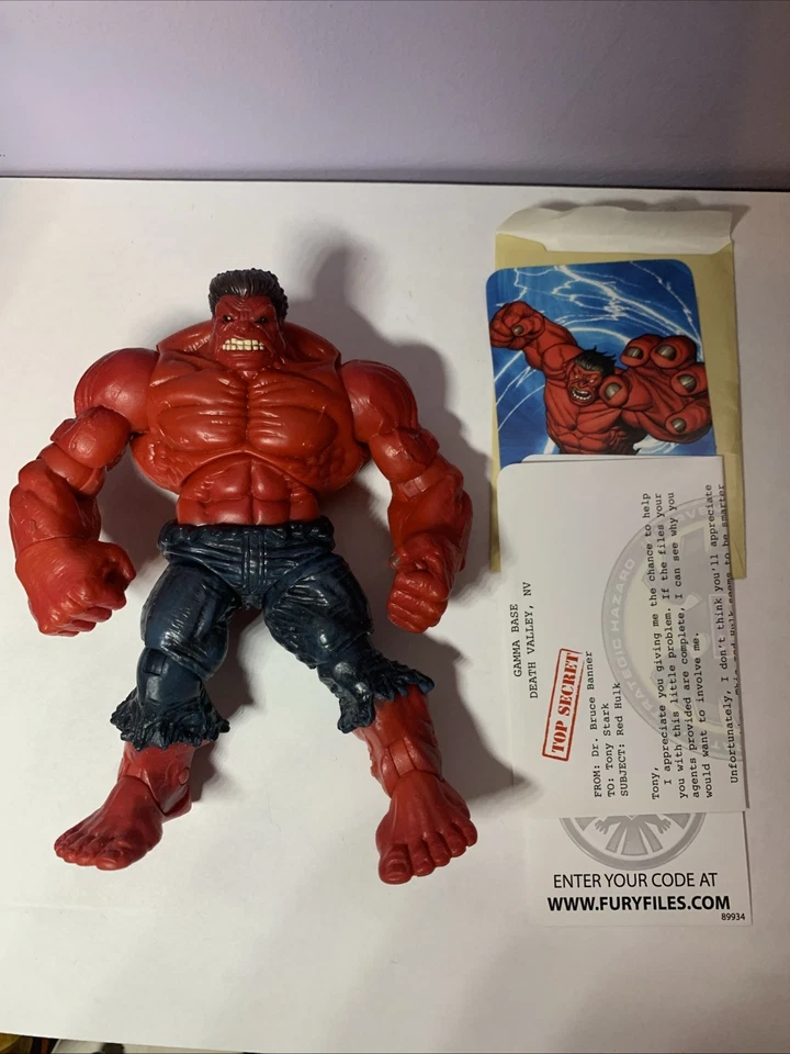 Universo Marvel RED HULK (con Dossier) 3,75"" Foto 1 de 1