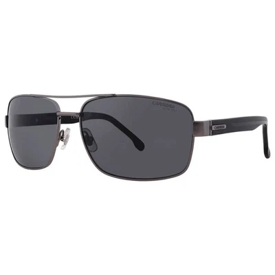Carrera Grey Rectangular Men's Sunglasses CARRERA 8063/S 0KJ1/IR 61 - Image 1 of 4