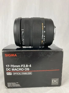 Sigma Lens 17-70mm F2.8-4 DC Macro OS HSM for Sigma AF SA Mount w/ Box & Manual - Picture 1 of 12