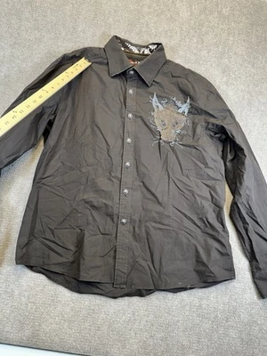 House of Lords Hombre Camisa Manga Larga Muy Adornada Diseño En Espalda XXL Foto 1 de 4