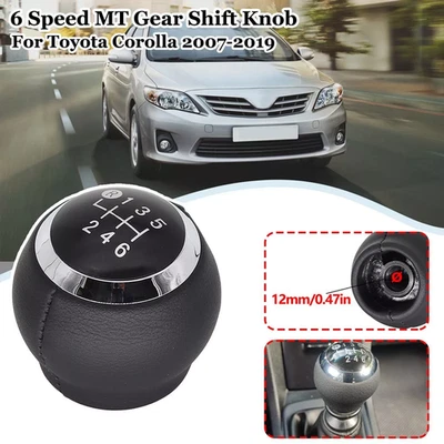 Gear Shift Knob for Manual 6 Speed for Toyota Corolla 2007-2019 - Image 1 of 4