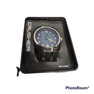 Sparo Crusher Men's Watch - Indianapolis Colts -Tin gift box-NFL Licensed T15 - Picture 1 of 4