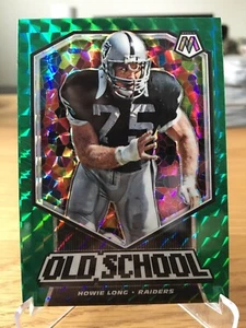 2020 Panini Mosaic Howie Long Old School Green Camo Prizm Raiders - Bild 1 von 2