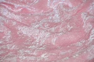 VELVET PANNE CRUSHED BACKDROP VELOUR STRETCH FABRIC 60" WIDE PINK BY THE YARD - Picture 1 of 1