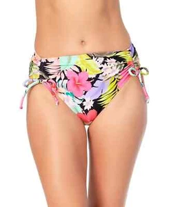 California Waves Junior Blumendruck High Waist Bikinihose - M - Mehrfarbig - Bild 1 von 3