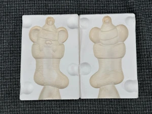 Alberta's Ceramic Slip Casting Mold A-59 - Christmas Theme - Mouse in Stocking - Picture 1 of 3
