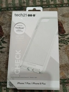 Tech21 Evo Check Case For iPhone 7 iPhone 8 iPhone Se2022 Se2020 - Clear / White - Picture 1 of 3