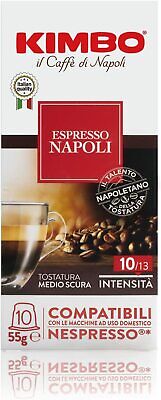 200 CAPSULE Kimbo Compatibili Nespresso  Miscela Napoli (20x10 Pz) RESPRESSO • 33.73€