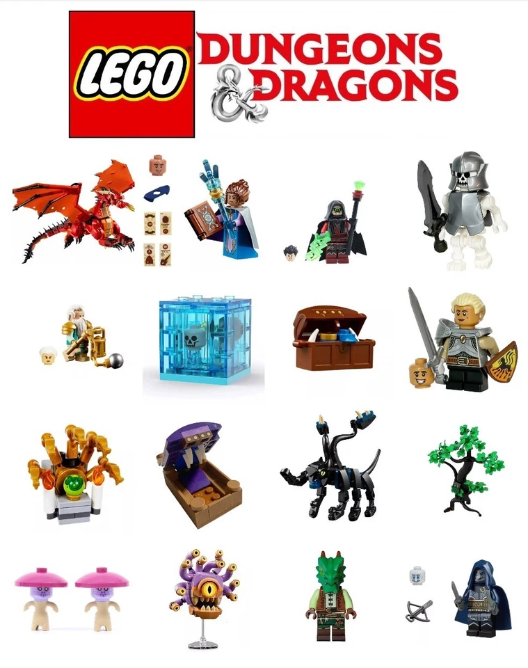LEGO Dungeons & Dragons :  Minifigures & Builds - 21348 D&D  - NEW - You Pick - Image 1 of 1