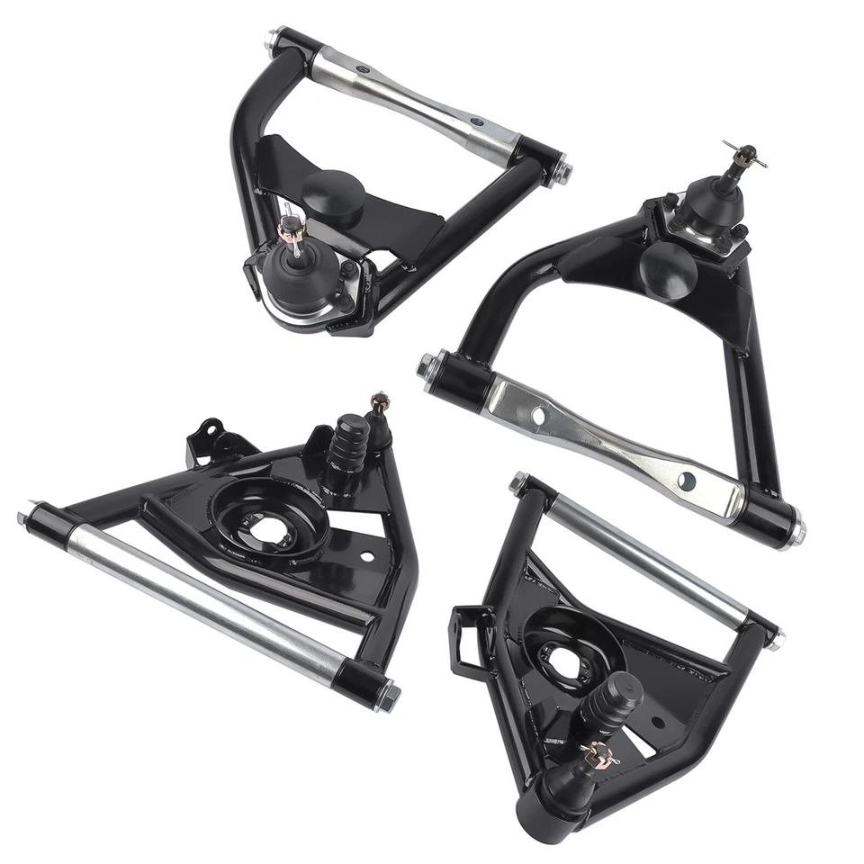 PARA 1973-1987 C10 CHEVY GMC BRAZO DE CONTROL TUBULAR JUEGO DE 4 SUPERIOR E INFERIOR NUEVO Foto 1 de 4