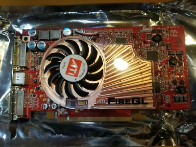 ATI Fire GL 109-A45731-10 V5100 128MB Dual DVI S-Video PCI-E Video Card - Image 1 of 4