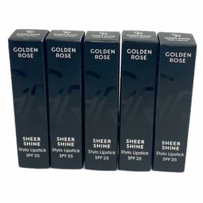 Golden Rose Sheer Shine Stylo Lipstick (0.11oz/3g) NEW; YOU PICK! - Image 1 of 2
