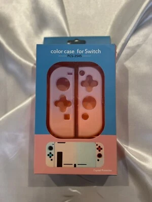 Dreamy Pastel Paradise - Nintendo Switch Case Protector - Pastel Peach and Lilac - Image 1 of 2