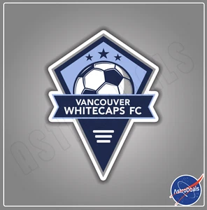 Vancouver Whitecaps FC MLS Soccer Football Logo Sticker Decal *Size: 3"-12"* - Picture 1 of 1