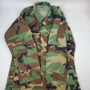 Cappotto da combattimento militare Woodland mimetico clima caldo Med lungo 8415-01-390-8549 - Foto 1 di 9