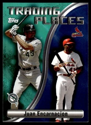 2006 Topps Trading Places Juan Encarnacion Florida Marlins/St. Louis Cardinals - Image 1 of 2