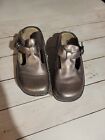 Alegria Pg Lite Silver Leather Mule Clog With Buckle Alg-204 Womens 38/8-8.5
