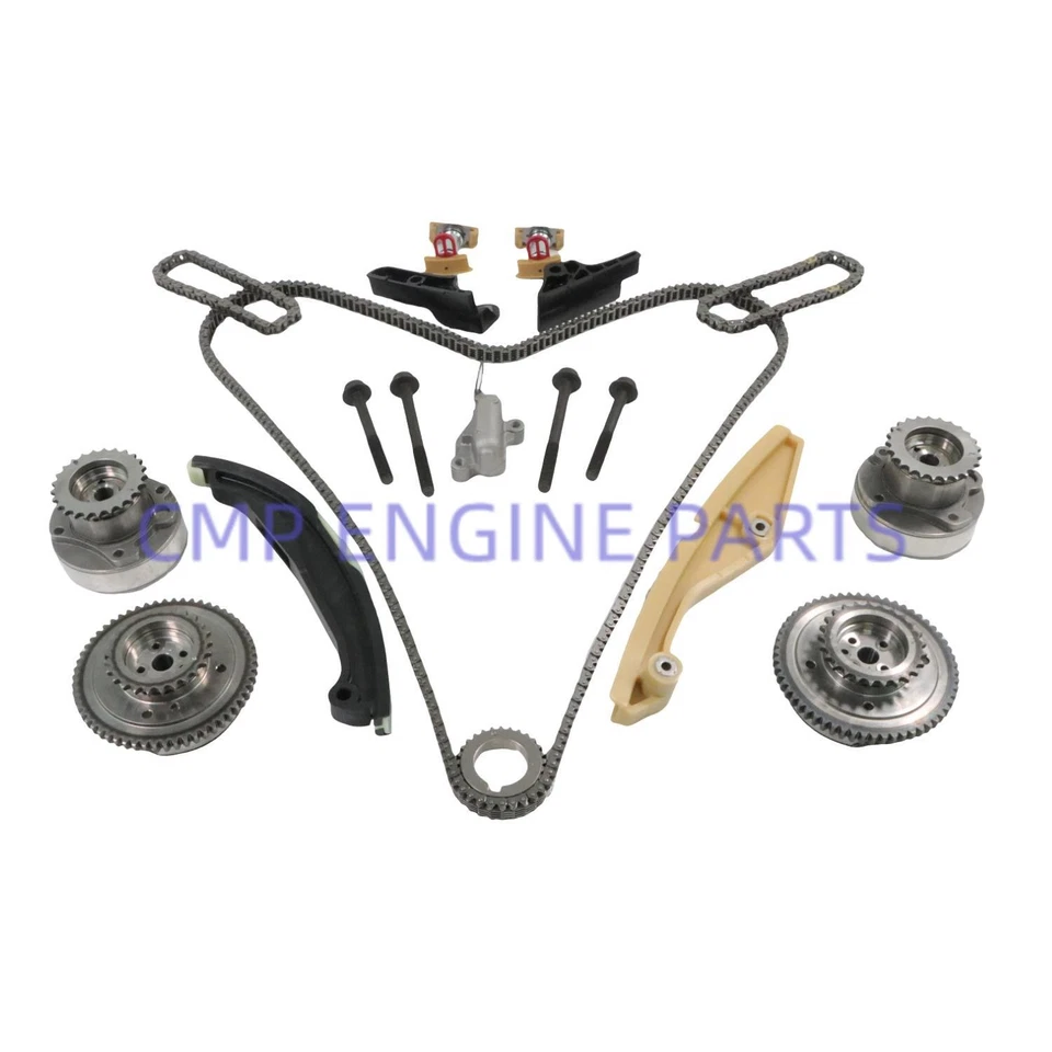 Timing Chain Kit With VVT Cam Phaser for Ford F-150 Lincoln MKX 3.5L 2011-2017 - Image 1 of 4