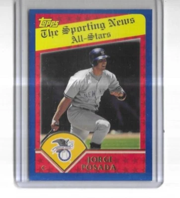 2003 Topps #363 Jorge Posada New York Yankees Sporting News All-Stars - Image 1 of 2