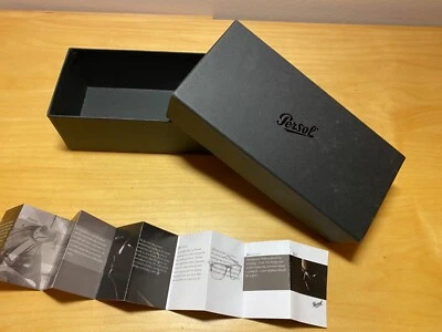 Caja de Cartón Persol - Folleto Con Gafas - Vacía - 18 X 8,5 X 6 Cm Foto 1 de 3