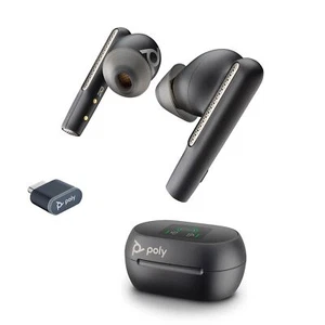 Poly Voyager Free 60+ UC True Wireless Earbuds Plantronics Noise-Canceling Mics - Picture 1 of 10