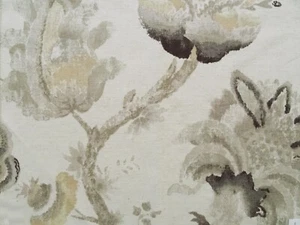 RICHLOOM WINDLOW DESERT FLORAL COTTON/LINEN UPHOLSTERY FABRIC 17"X17" - Picture 1 of 4