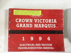1994 Crown Victoria Grand Marquis Electrical and Vacuum Troubleshooting Manual - Picture 1 of 3