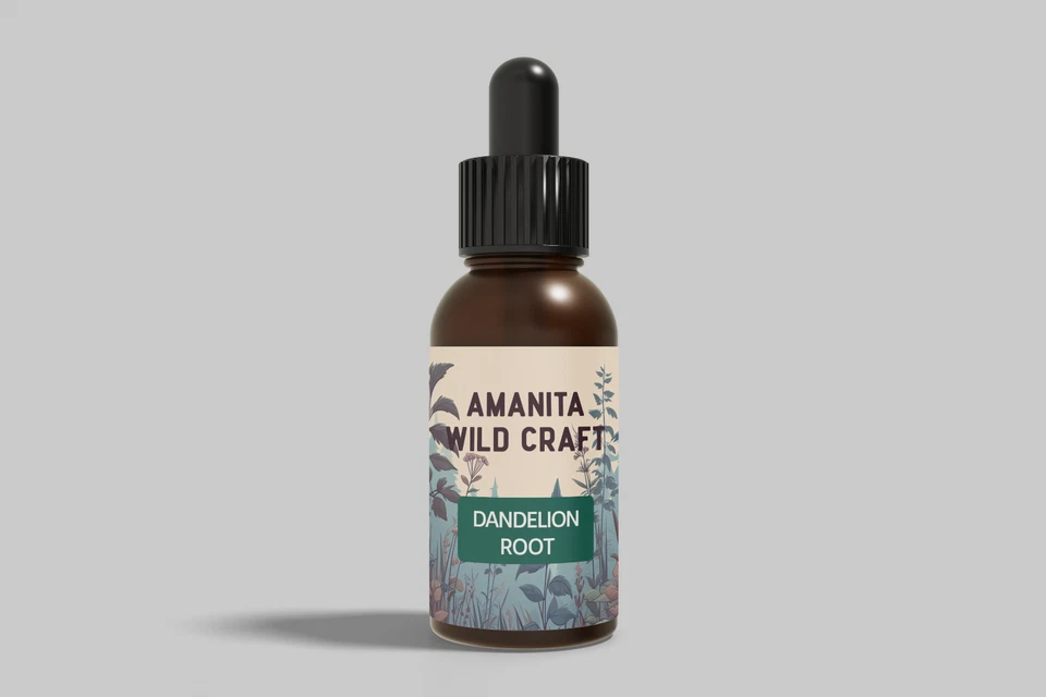 AMANITA WILDCRAFT Dandelion Root High Potency 0% Alcohol Tincture | 45 Day Satisfaction Guarantee