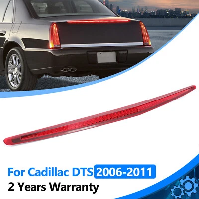 [FULL LED] 3RD THIRD TAIL BRAKE LIGHT REAR STOP LAMP RED FOR CADILLAC DTS 06-11 - Image 1 of 4