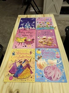 Usborne Activities Sparkling Princess & Ballerina Books & Stickers - Picture 1 of 7