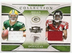 2008 DONRUSS THREADS ROOKIE COLLECTION MATERIALS #RCCM13 Brohm/Douglas #111/500 - Picture 1 of 1