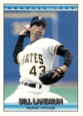 1992 Donruss #221 Bill Landrum - Image 1 of 2