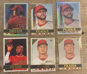2020 Topps Gallery Angels LOT Matt Thaiss RC Pijols Rainbow Foil Ohtani Upton + - Picture 1 of 8