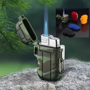 ✅Free Name engrave ✅Gas FLAME LIGHTER ✅Tactical✅ Survival Lighters + Rope✅#06 - Picture 1 of 53