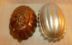 Stampo gelatina anguria alluminio specchio vintage e ananas rame ODI con gancio - Foto 1 di 8