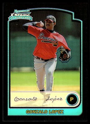 2003 Bowman Chrome #250 Gonzalo Lopez Refractors - Image 1 of 2