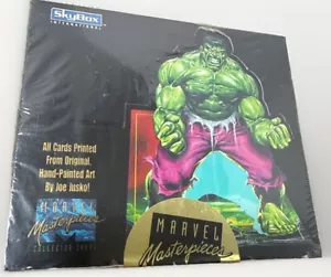 1992 Skybox Marvel Masterpiece Trading Cards Sealed Box 36 Packs Joe Jusko - Picture 1 of 4