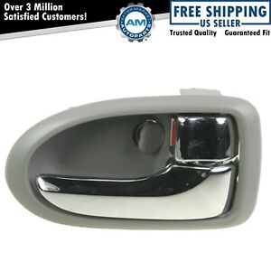 Front Chrome & Gray Inside Door Handle Right for 00-06 Mazda MPV