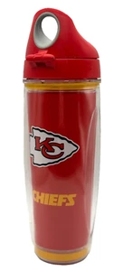 Kansas City Chiefs, 24oz Double Walled Tervis Water Bottle w/ Hinge Lid *Read* - Picture 1 of 15