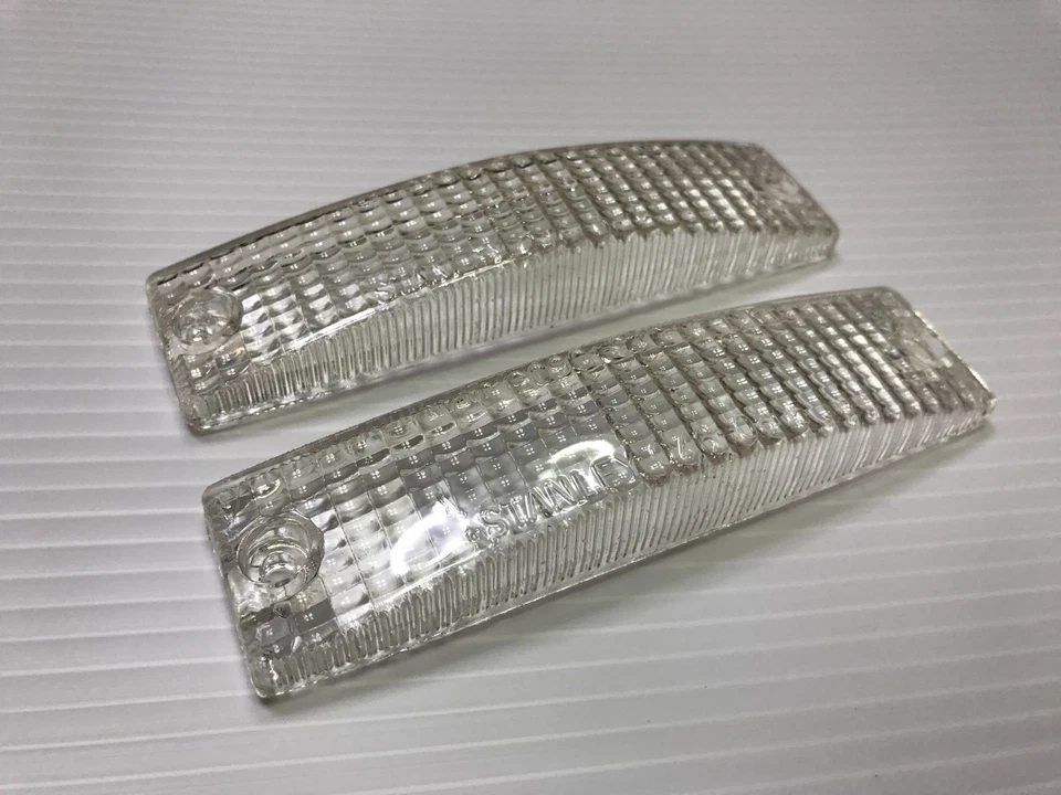 JDM MODELO 86-92 MAZDA RX7 RX-7 FC LENTES DE LUZ DE SEÑAL DE GIRO TRANSPARENTE FRONTAL L&R Foto 1 de 4