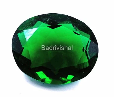 IGL Faceted Oval Cut Green Moldavite 112 Ct Czech Republic Best Offer NOW! EUO - Image 1 of 4