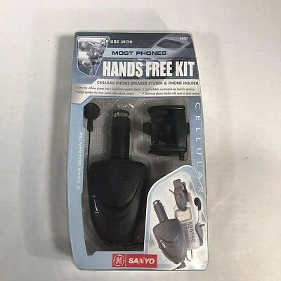Комплект громкой связи GE Sanyo No 40701 акустическая система и держатель телефона старые сотовые телефоны - Изображение 1 из 4